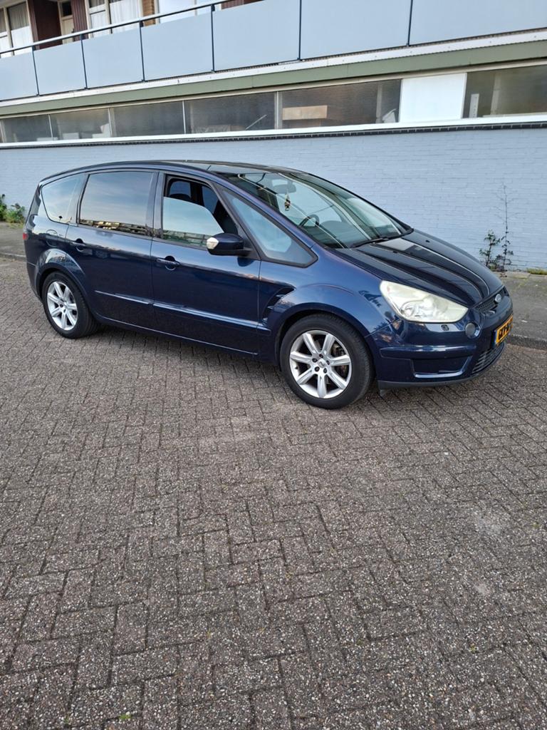 Ford S-Max 2.5 20V Turbo 162KW 2007 Blauw, Auto's, Ford, Voorwielaandrijving, Stof, 1581 kg, Blauw