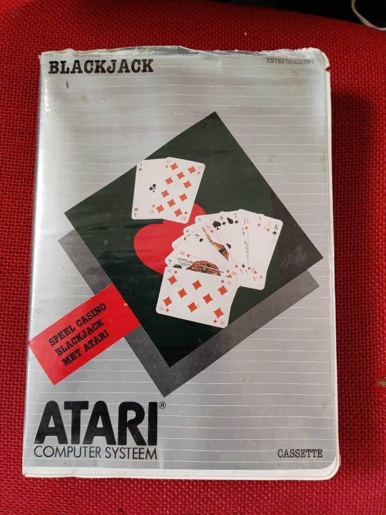 BlackJack - Atari 400/800 600XL/800XL - Origineel, Spelcomputers en Games, Games | Atari, Gebruikt, 1 speler, Ophalen of Verzenden