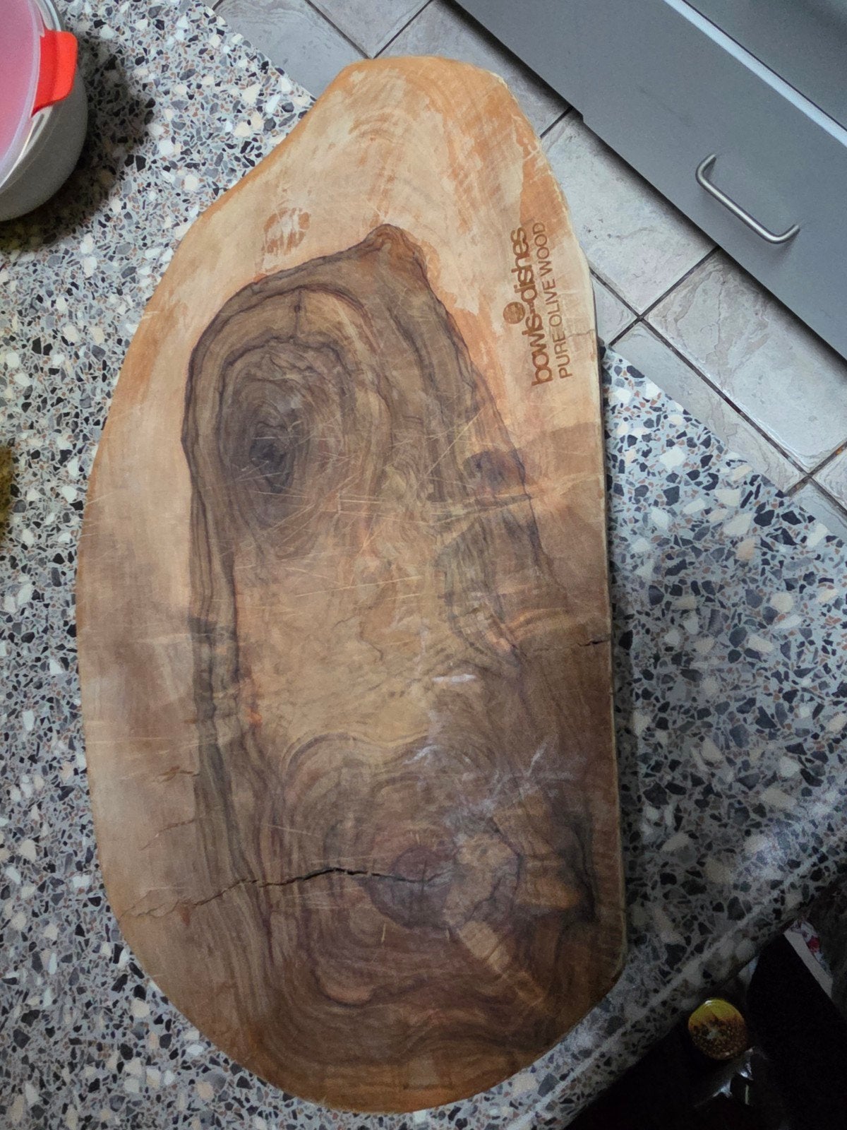 Te koop Olijf houten snij/serveerplank BOWLS-DISHES, Ophalen of Verzenden