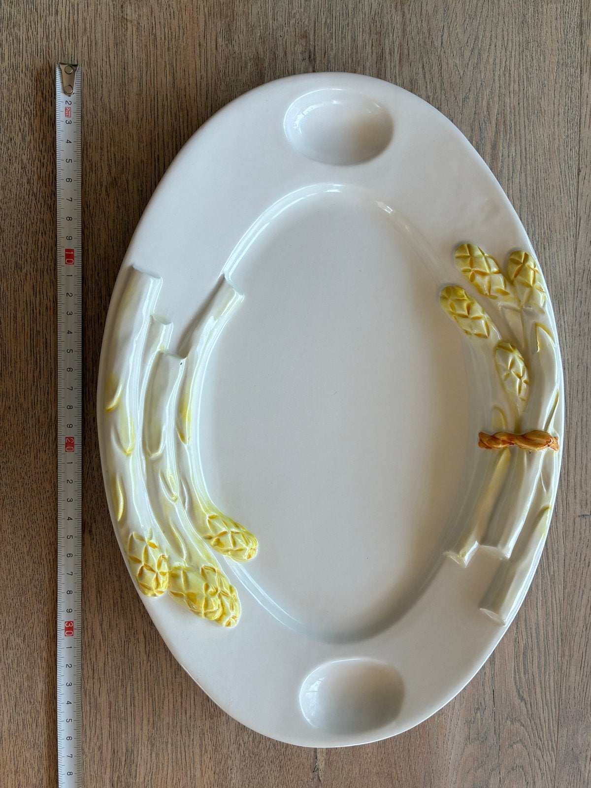 Aspergeschaal ovaal - 35cm - Made in Italy, Overige merken, Keramiek, Ophalen of Verzenden, Schaal of Schalen