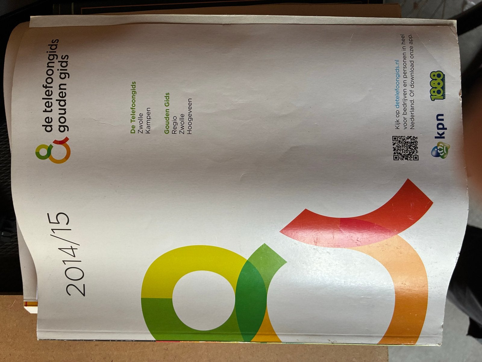 De Telefoongids Gouden Gids 2014/15 Kampen e.o., Ophalen of Verzenden, Zo goed als nieuw, Overige typen