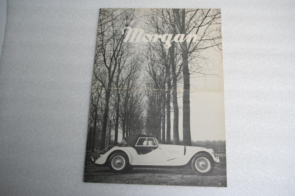 Folder Morgan modellenprogramma + prijzen (12-1-1976) (3), Ophalen of Verzenden, Gelezen, Overige merken
