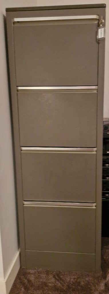 hangmappenkast, Huis en Inrichting, Kasten | Roldeurkasten en Archiefkasten, Ophalen, Minder dan 50 cm, Gebruikt, Asmeta kantoorstijl