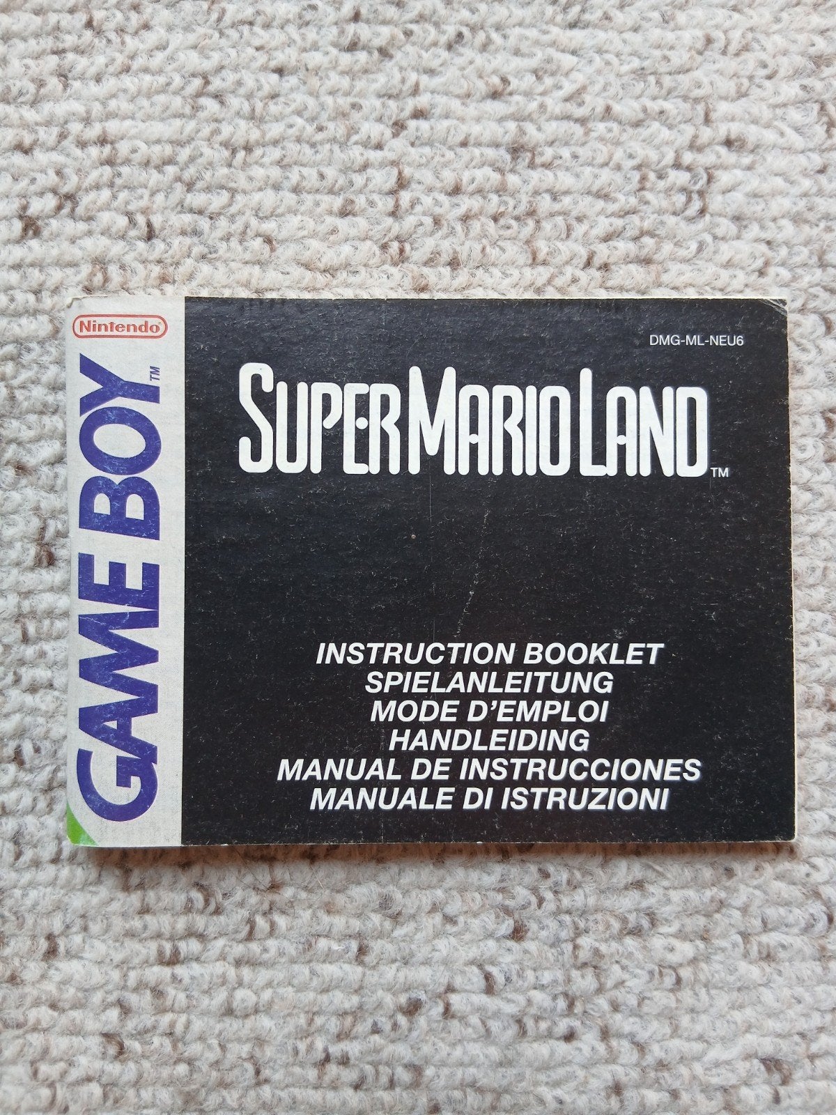 Super Mario Land hanleiding, Spelcomputers en Games, Avontuur en Actie, Gebruikt, 1 speler, Ophalen of Verzenden