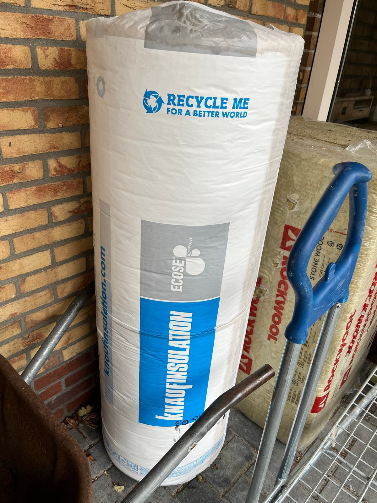 Knauf Isolatie Rol Glaswol 100mm - Nieuw, Ophalen, Nieuw, 5 tot 10 m², Vloerisolatie
