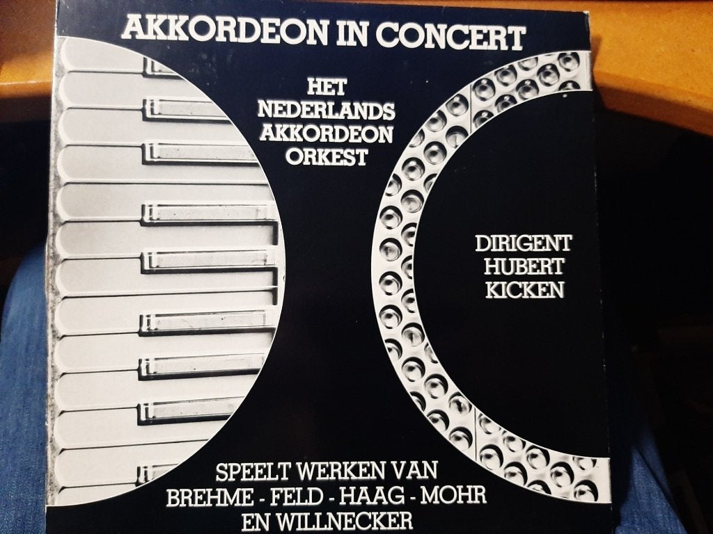 Nederlands Akkordeon Orkest o.l.v. Hubert Kicken -zeldz LP, Ophalen, Gebruikt, 120-bas, Overige merken