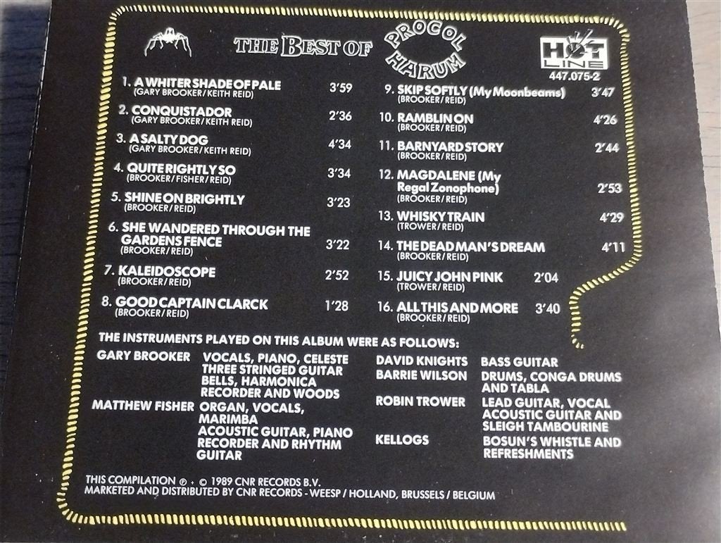 Procol Harum - The Best Of, Ophalen of Verzenden, Zo goed als nieuw, Poprock