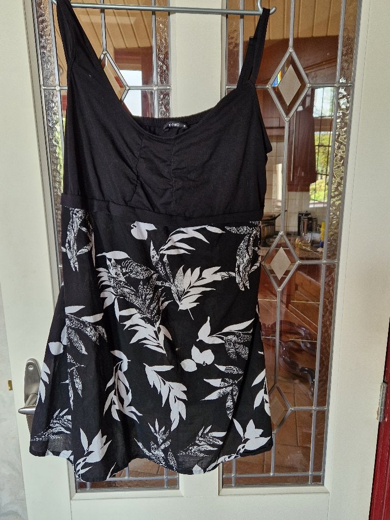 zwart witte x-two top mt 2, Kleding | Dames, X-Two, Zwart, Zo goed als nieuw, Shirt of Top