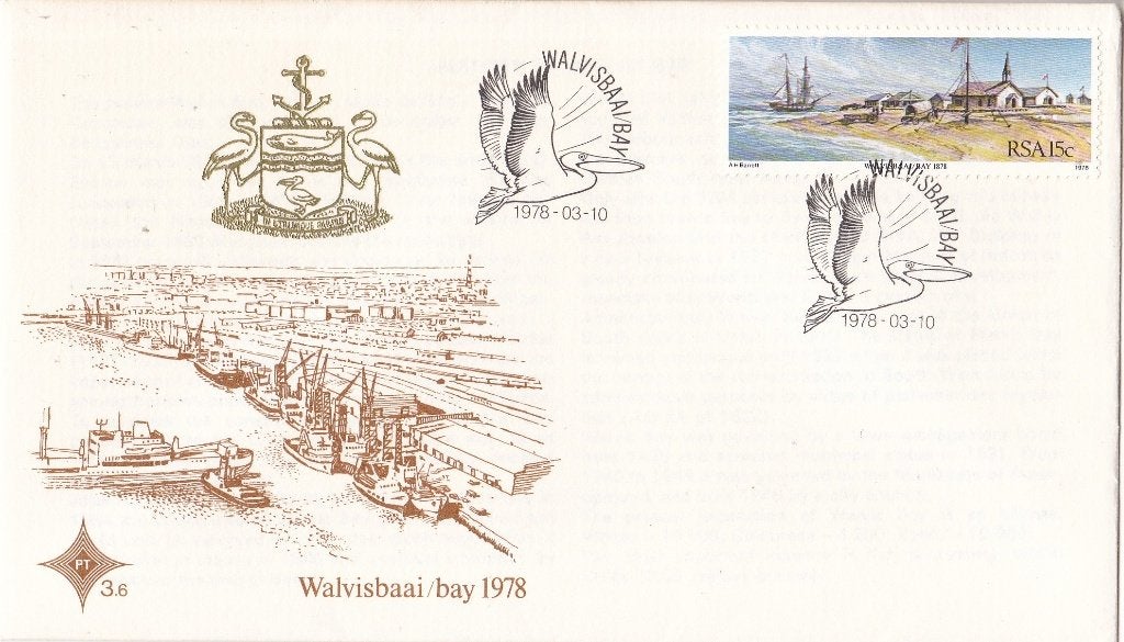 RSA – Walvisbaai – M 537, Verzenden, Envelop