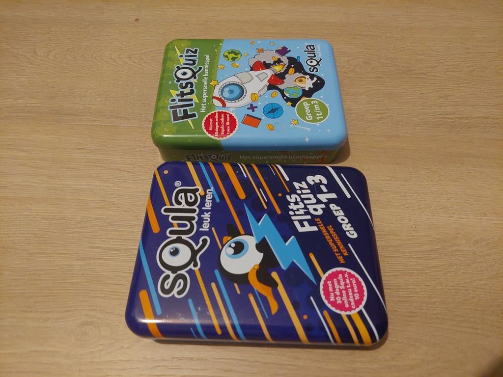 Squla FlitsQuiz Kennissen Groep 1-3, Ophalen of Verzenden, Gebruikt