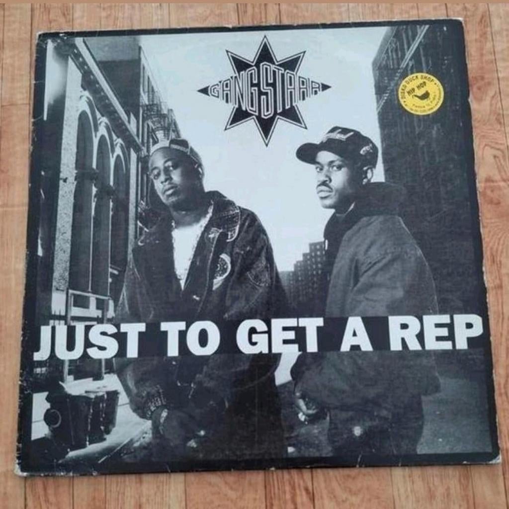 Lp maxi single gang starr just to get a rep, Ophalen of Verzenden