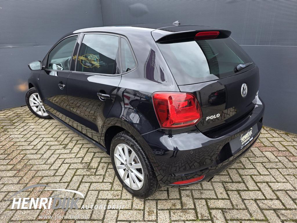 Volkswagen Polo 1.2 TSI Lounge Cruise / Clima / PDC / Stoelv, Auto's, Volkswagen, Stof, Gebruikt, Zwart, Zwart
