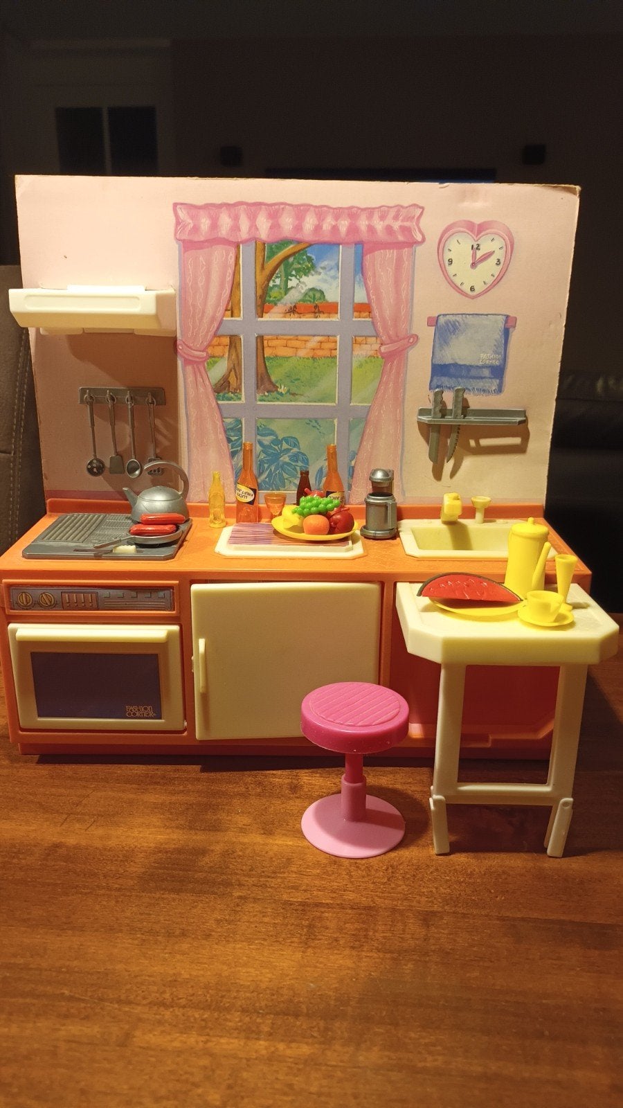 Vintage Barbie Keuken Speelset met Accessoires, Ophalen of Verzenden, Zo goed als nieuw