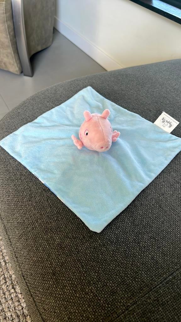Peppa pig knuffel doekje blauw, Ophalen of Verzenden, Gebruikt, Overige typen