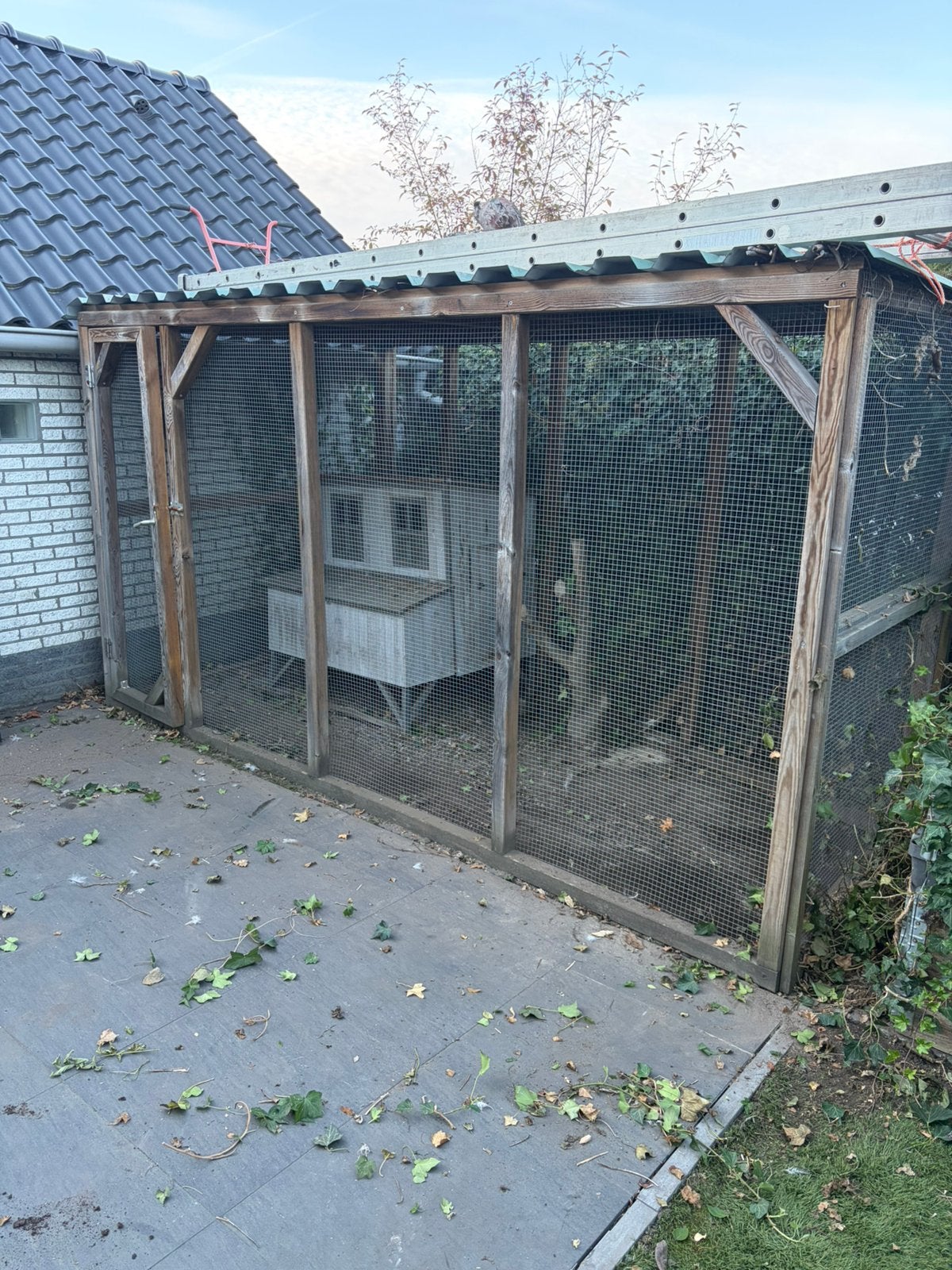 Kippen ren met nachthok, Ophalen, Gebruikt