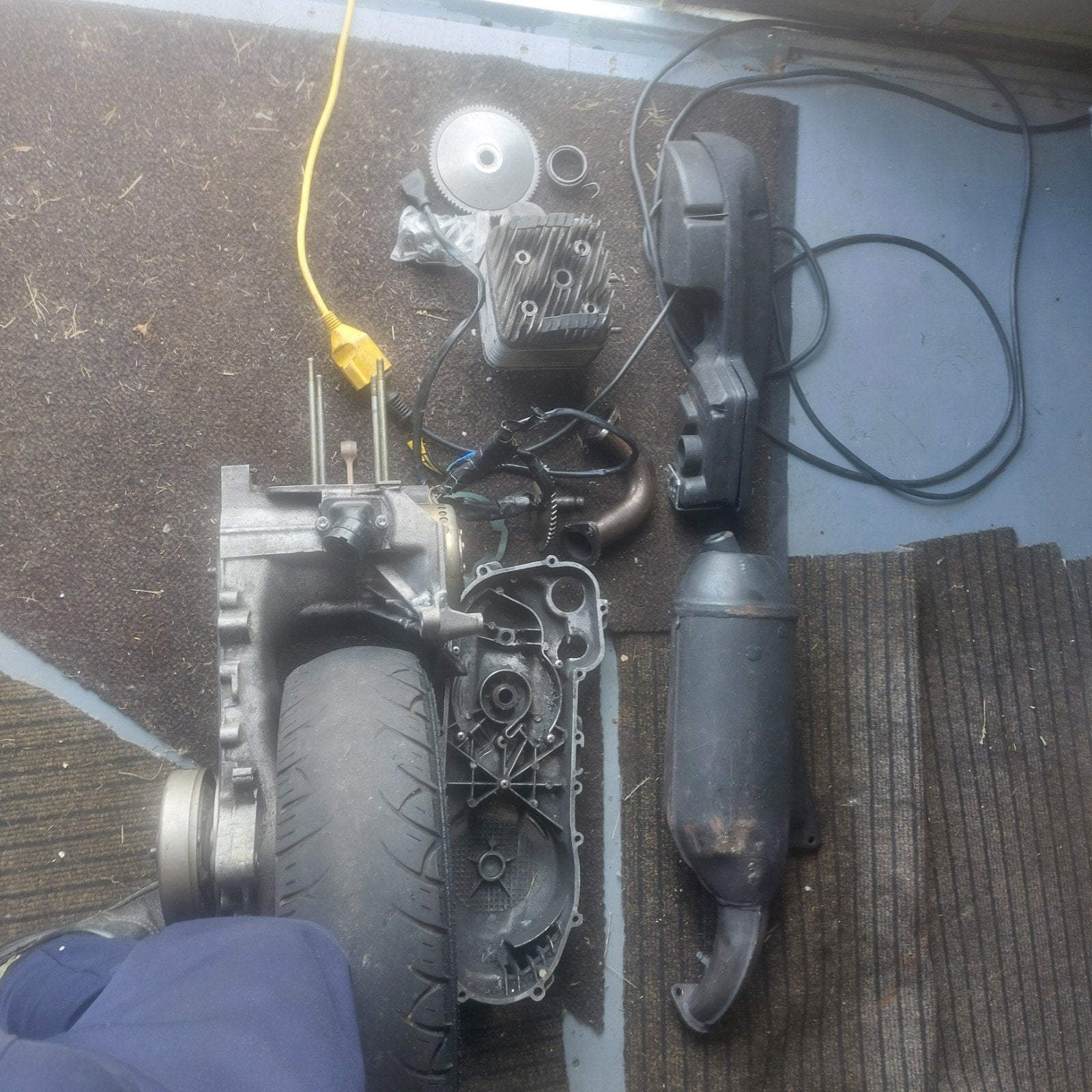 Piaggio Skipper LX 125cc blok - nette staat, mist onderdelen, Ophalen of Verzenden, Gebruikt, Blok, Piaggio