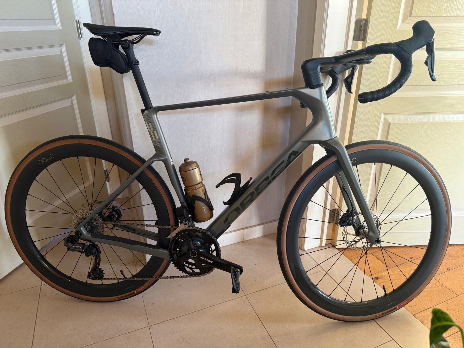 Orbea terra race di2GRX - maat L-XL - gravel, Carbon, Zo goed als nieuw, 57 tot 61 cm, Meer dan 20 versnellingen
