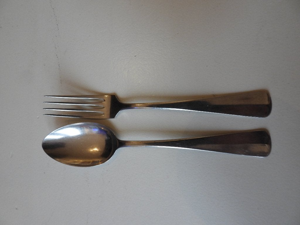 Gero zilmeta haags lofje dessertcouvert 17 cm, Huis en Inrichting, Keuken | Bestek, Ophalen of Verzenden, Rvs of Chroom