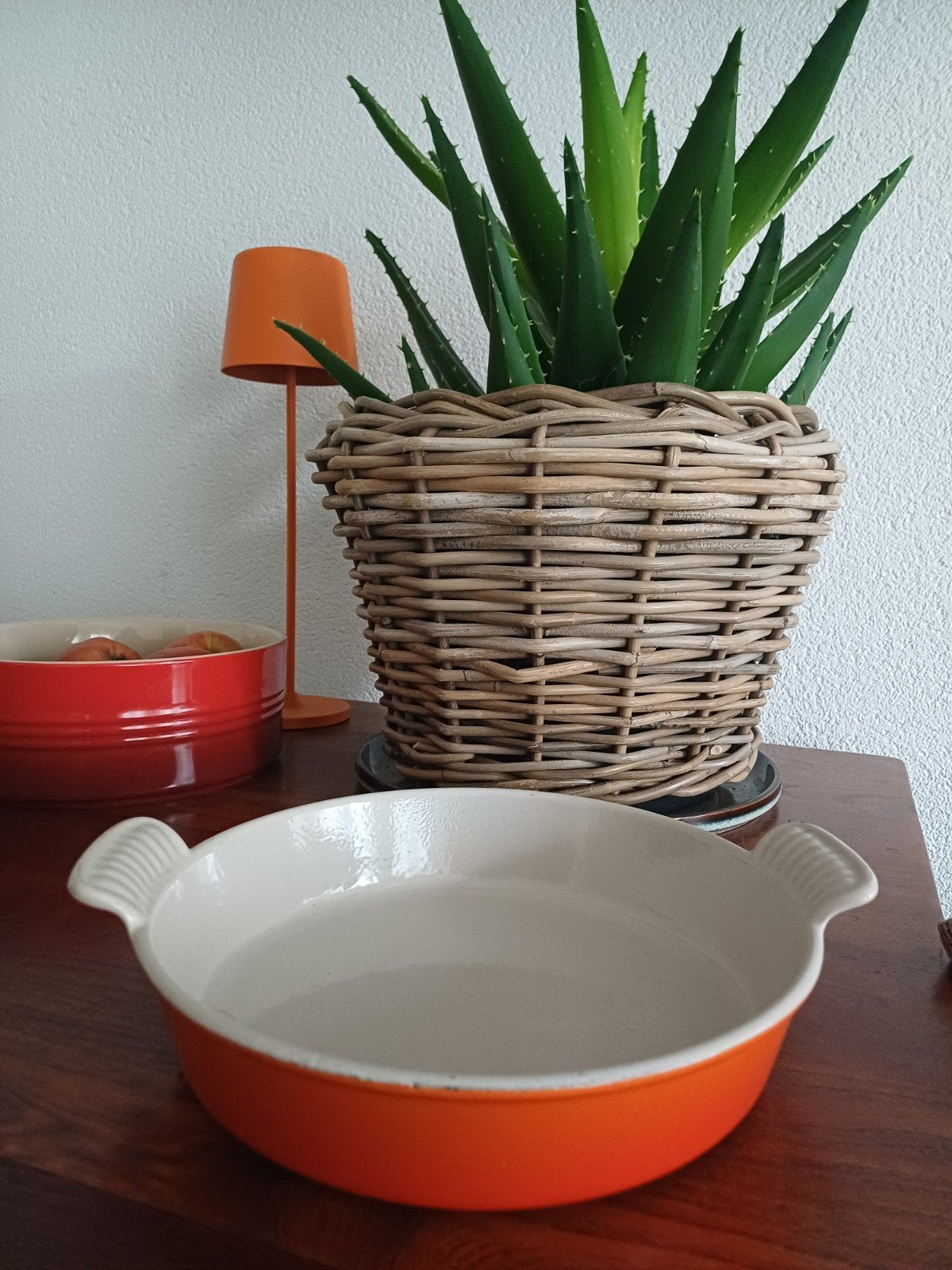 Vintage Le Creuset emaille ovenschaal - origineel, Ophalen of Verzenden