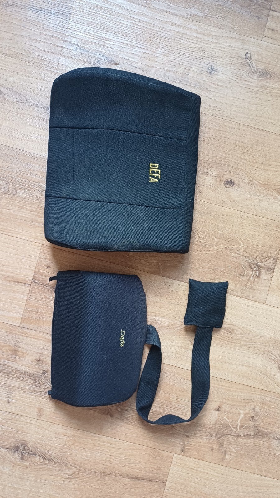 Defa Ergonomisch Rugkussen en Neksteun - Zwart, Ophalen, Overige merken, Gebruikt, Rugkussen