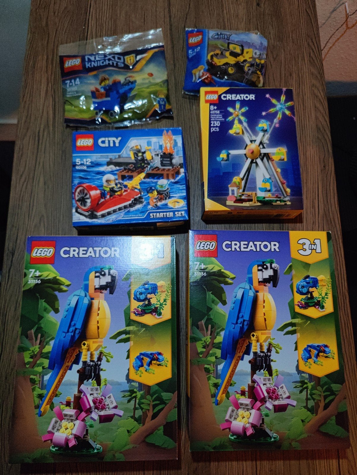 Diverse LEGO sets: Creator, City, Nexo Knights, Lego, Nieuw, Ophalen of Verzenden, Ongeopend/sealed