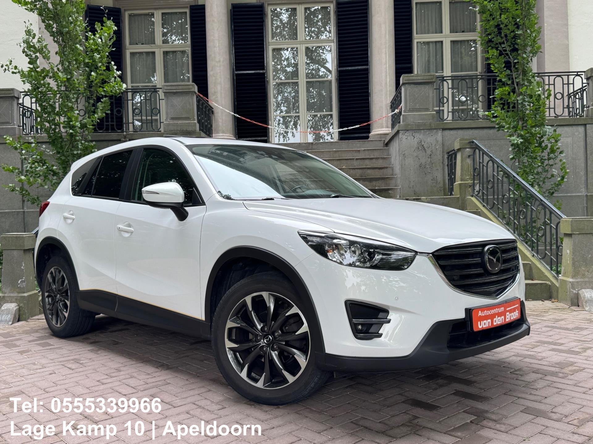 Mazda CX-5 2.5 SkyActiv-G 192 GT-M 4WD Automaat Navi Sch-Dak, Auto's, Mazda, Automaat, Gebruikt, Zwart, Adaptive Cruise Control