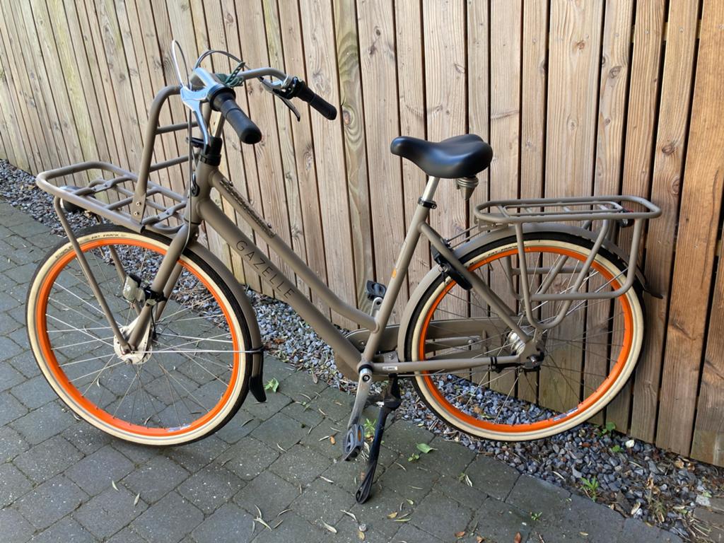 Gazelle HeavyDuty NL Transportfiets - caramel khaki, Fietsen en Brommers, Fietsen | Dames | Damesfietsen, Ophalen, 53 tot 56 cm