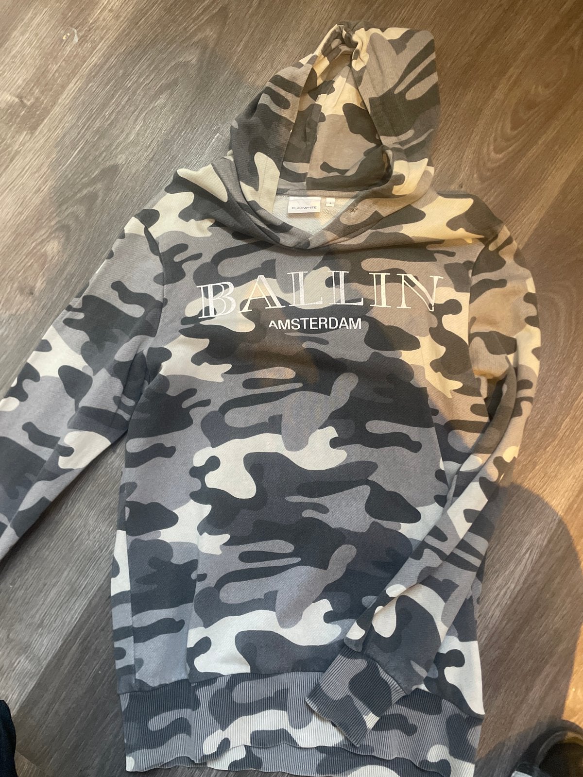 Ballin Amsterdam hoodie camouflage maat L, Ophalen of Verzenden, Gedragen, Groen