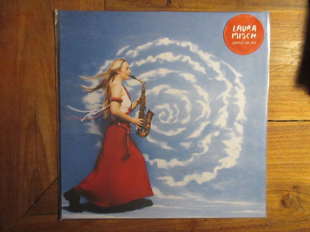 Laura Misch Sample The Sky - LP White & blue, Ophalen of Verzenden, Zo goed als nieuw, 12 inch