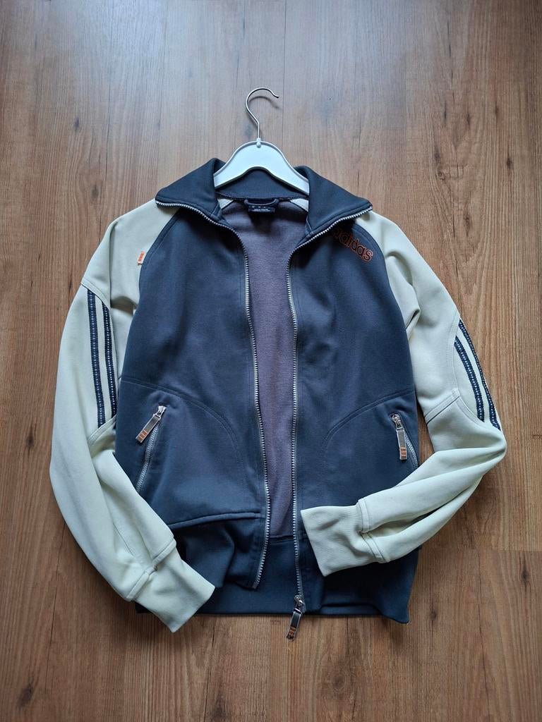 Adidas Vintage Trainingsjack Maat XS, Adidas, Ophalen of Verzenden, Maat 34 (XS) of kleiner, Grijs