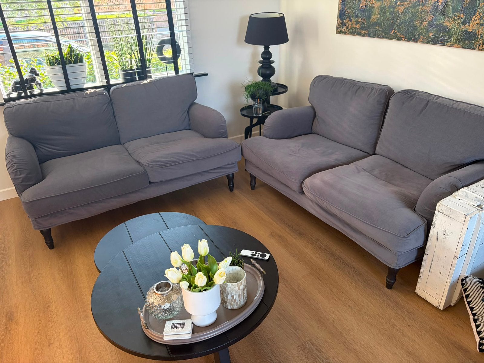 2x Ikea Stocksund 2 zits bank, Ophalen, Zo goed als nieuw, Klassiek