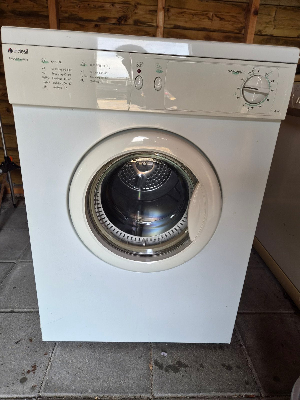 Indesit Luchtafvoer Wasdroger - Goede Staat, Witgoed en Apparatuur, Wasdrogers, Ophalen, 6 tot 8 kg, Gebruikt, Luchtafvoer