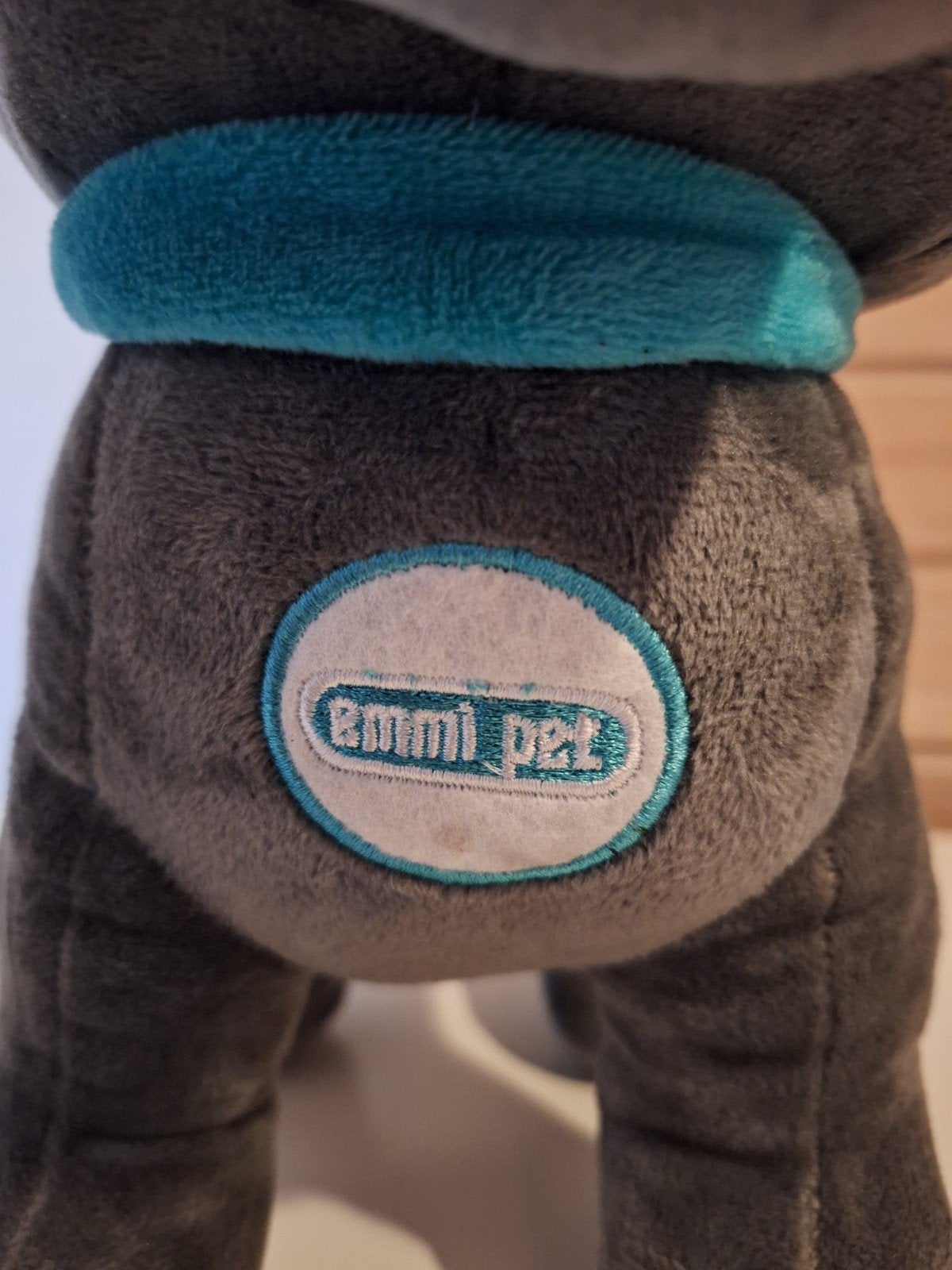 Emmi-pet knuffelhond met tandenborstel, Overige merken, Grijs, Zo goed als nieuw, Klein (minder dan 20 cm)