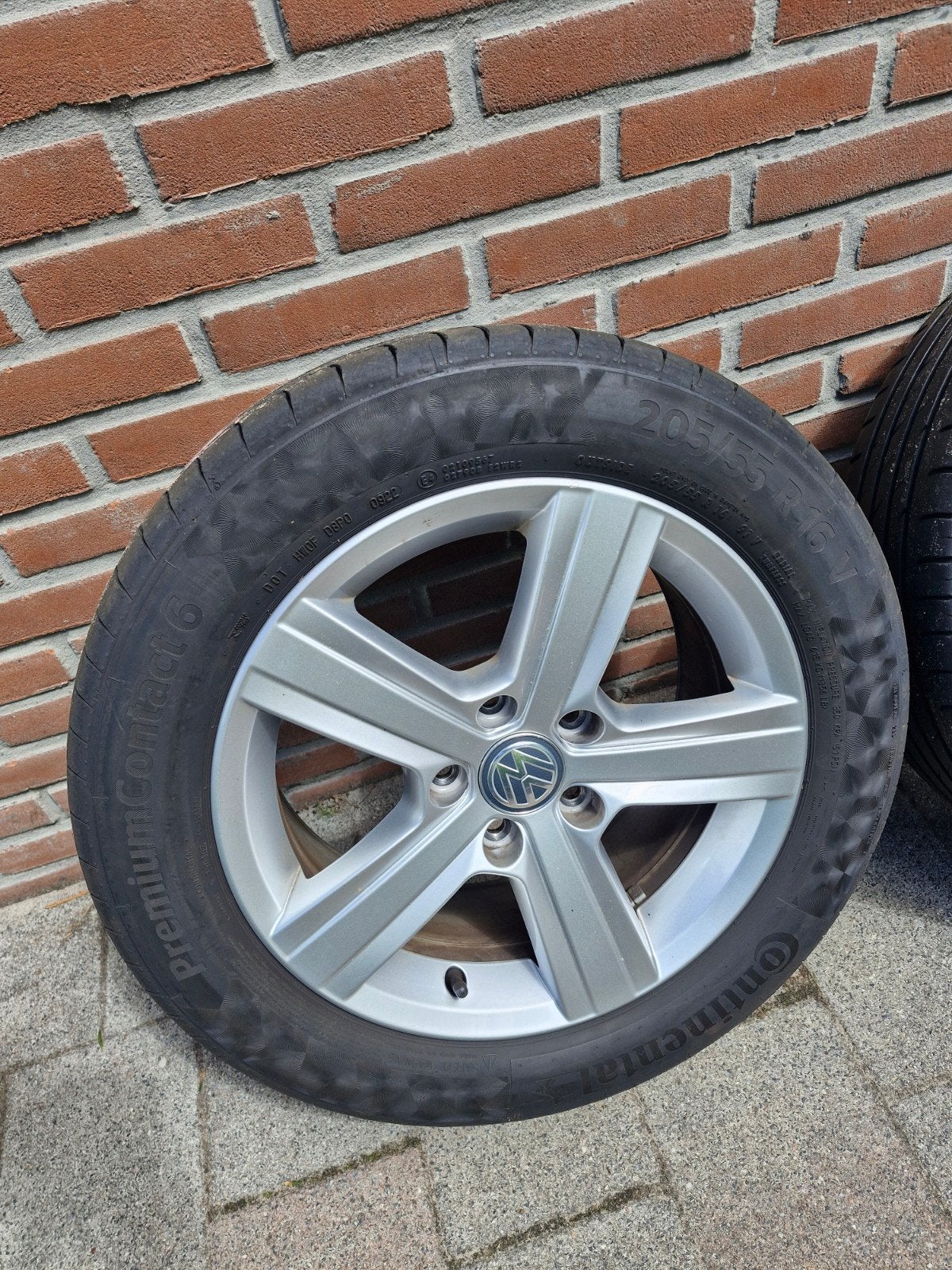 vw velgen 205 55 16, Ophalen, Gebruikt