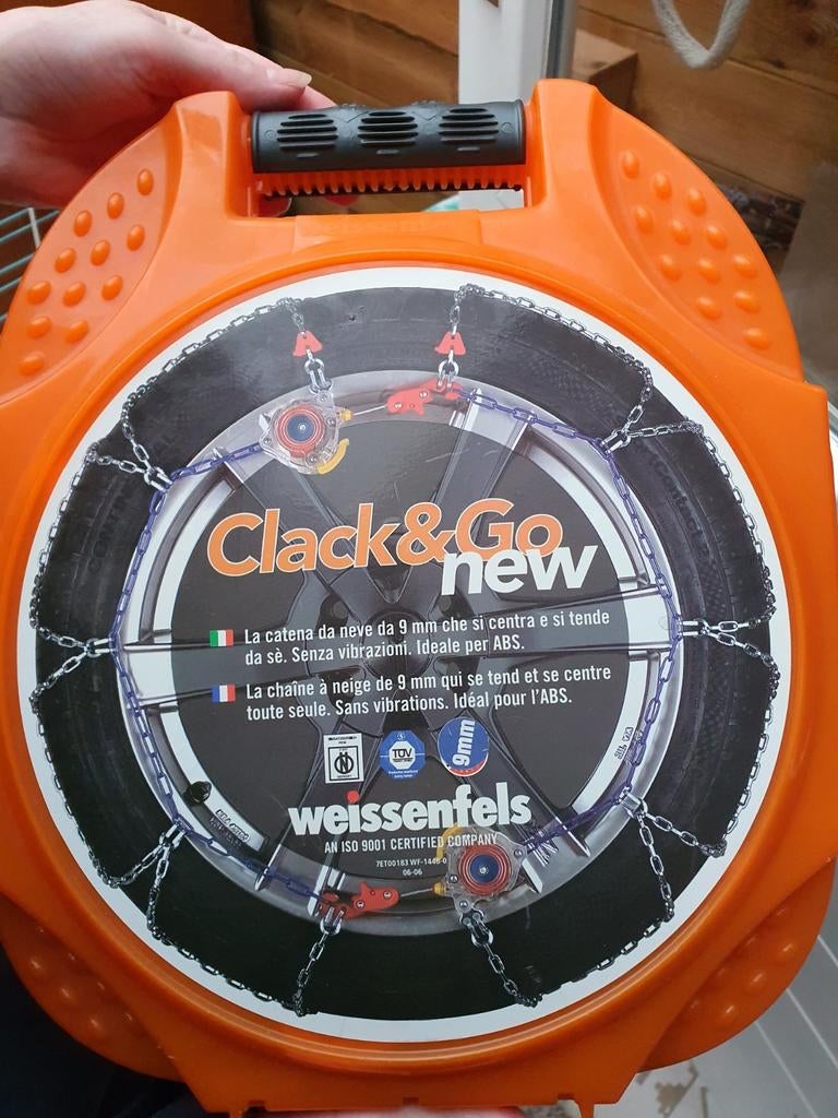 Weissenfels Clack&Go New sneeuwkettingen 9mm, Ophalen of Verzenden, Nieuw