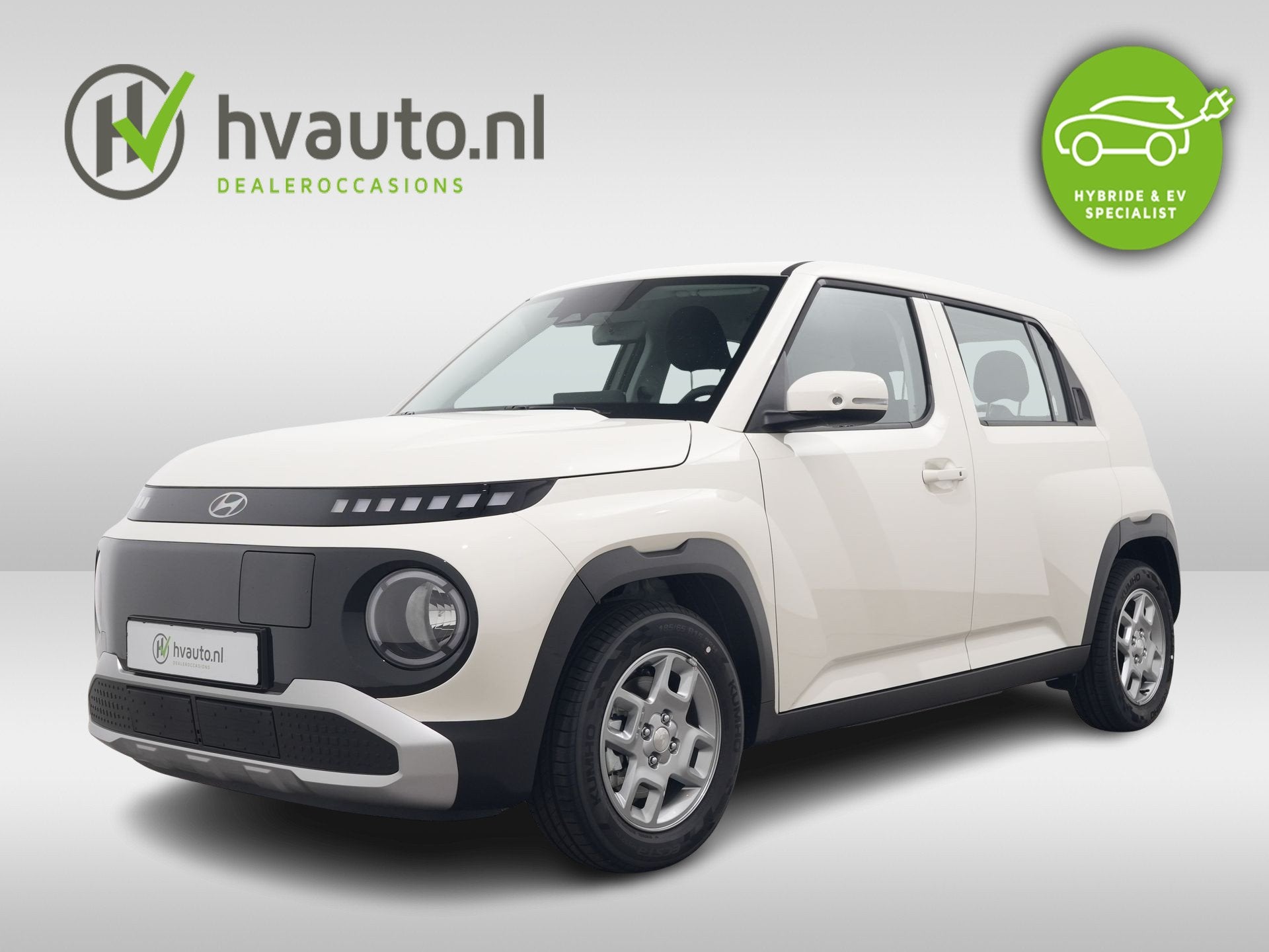 Hyundai Inster Pulse 49 kWh | Climate Control | Cruise Adapt, Auto's, Stof, Gebruikt, Zwart, 116 pk