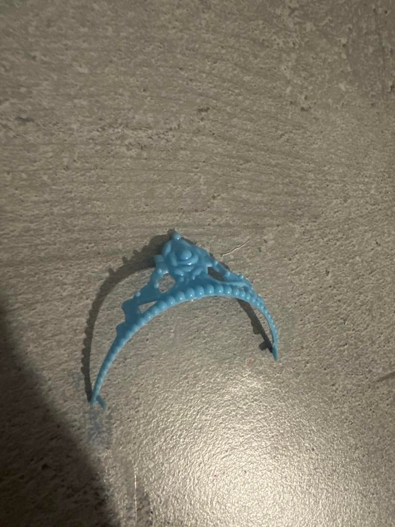 596 Winx pop tiara - lichtblauw, Ophalen of Verzenden, Gebruikt, Overige typen