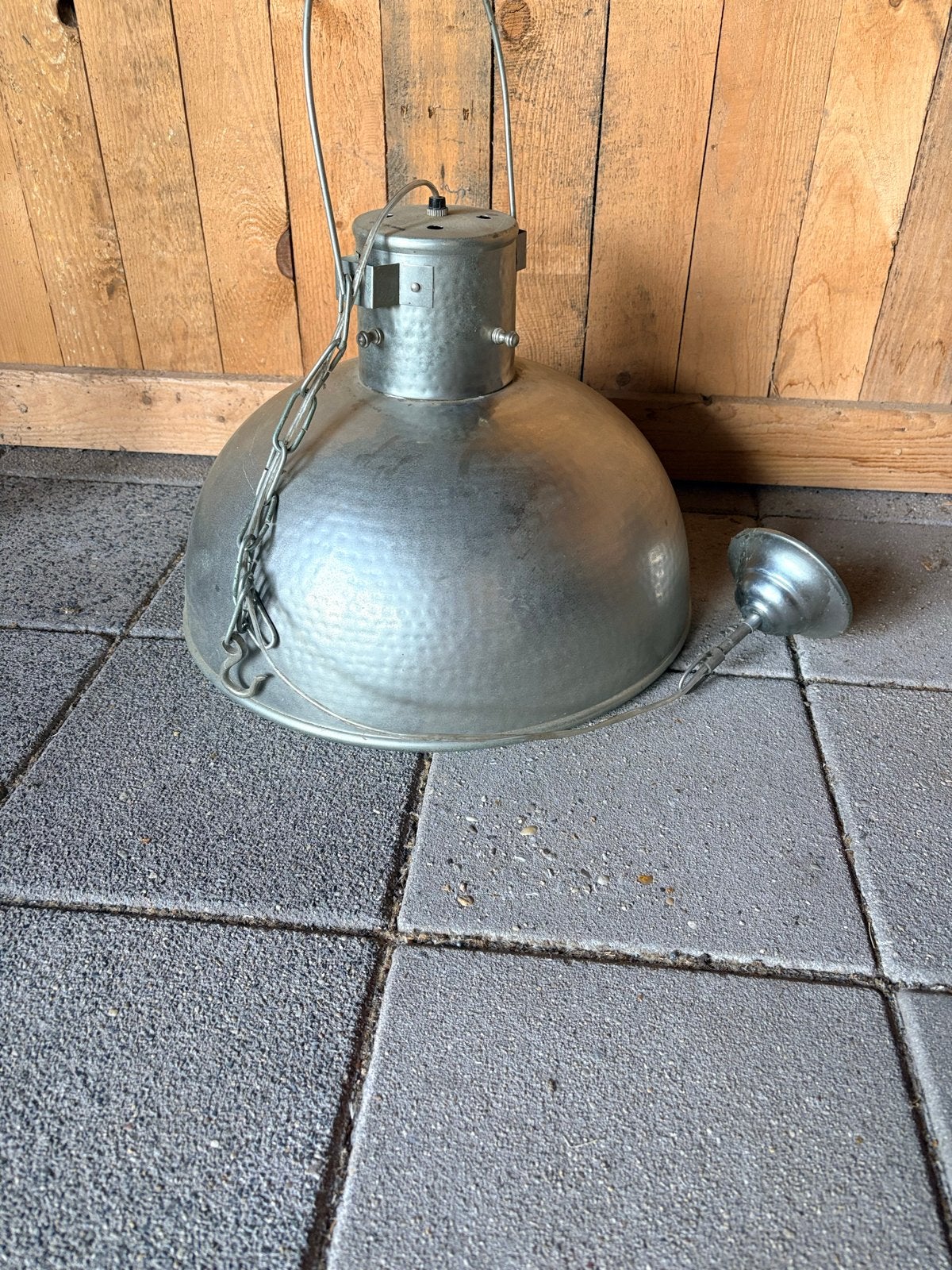 IndustriÃ«le hanglamp - Vintage fabriekslamp, Ophalen