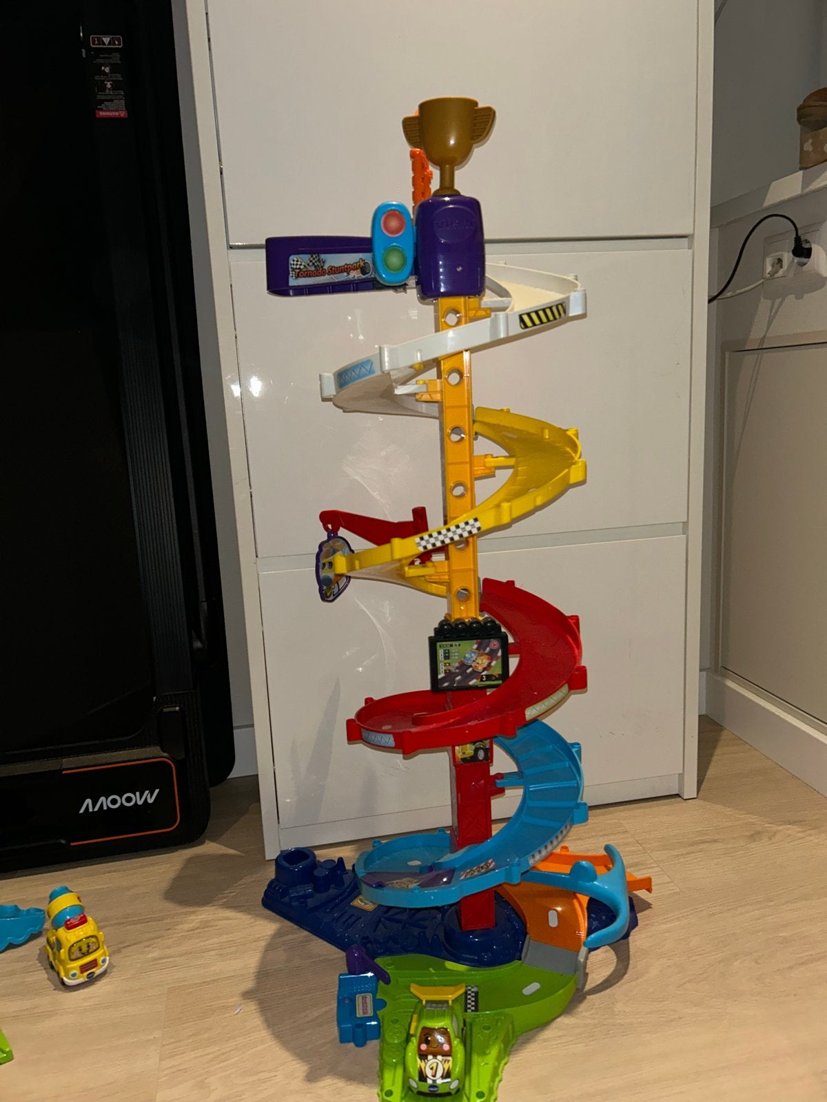 VTech Toet Toet Auto's Super Spiraal Garage, Ophalen of Verzenden, Zo goed als nieuw, 6 maanden tot 2 jaar
