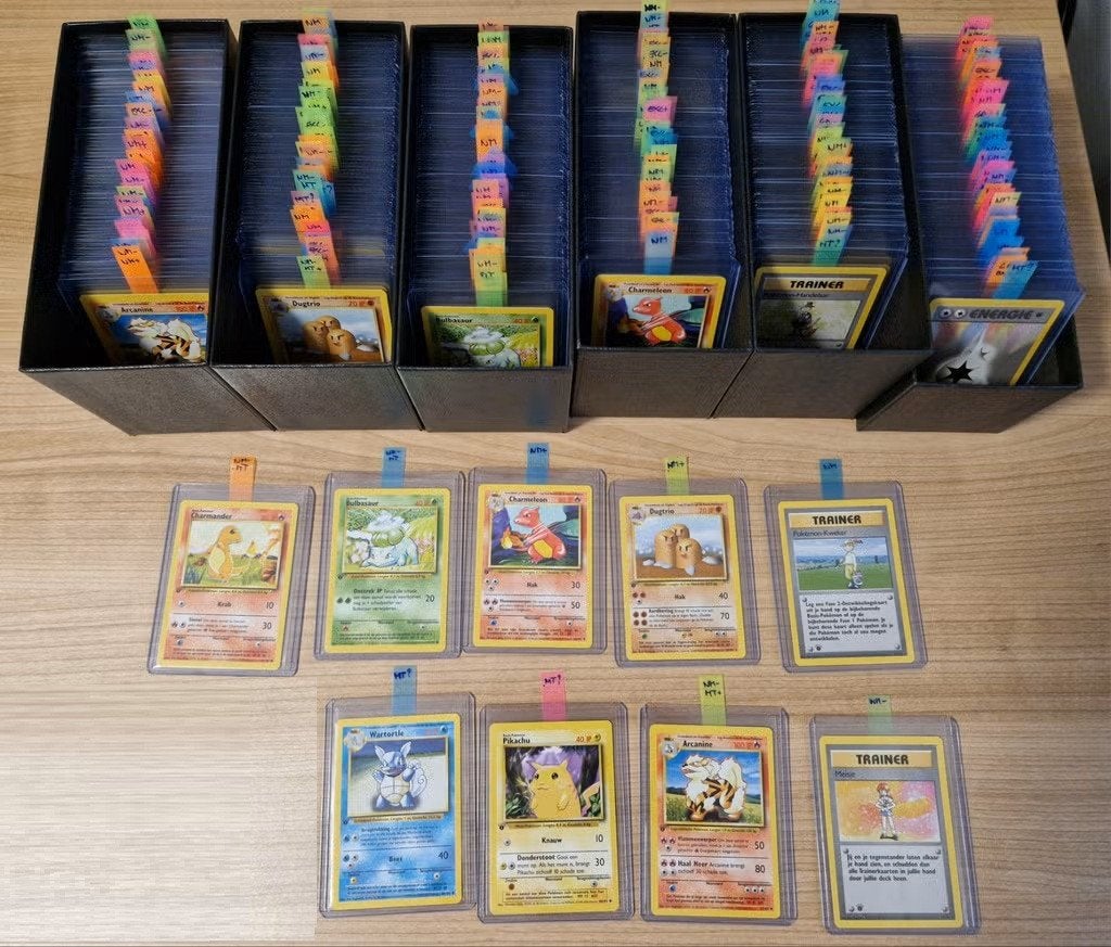 400+ 1st edition Base Set Dutch NL Nederlands, Ophalen of Verzenden, Zo goed als nieuw, Meerdere kaarten
