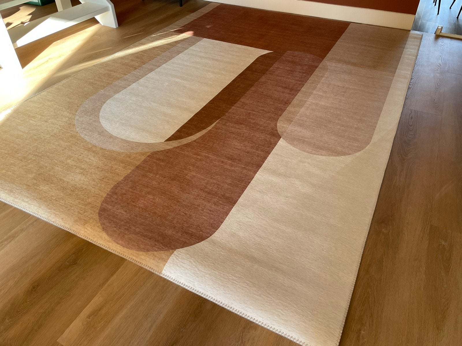 AFK Living vloerkleed Lavis - 200 x 290 cm terracotta, Ophalen, Beige, 200 cm of meer, Rechthoekig