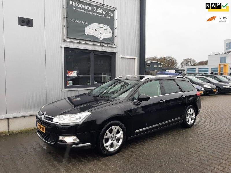 Citroen C5 Tourer 1.6 e-HDi Collection Business navi clima c, Auto's, Stof, Gebruikt, Zwart, 4 cilinders