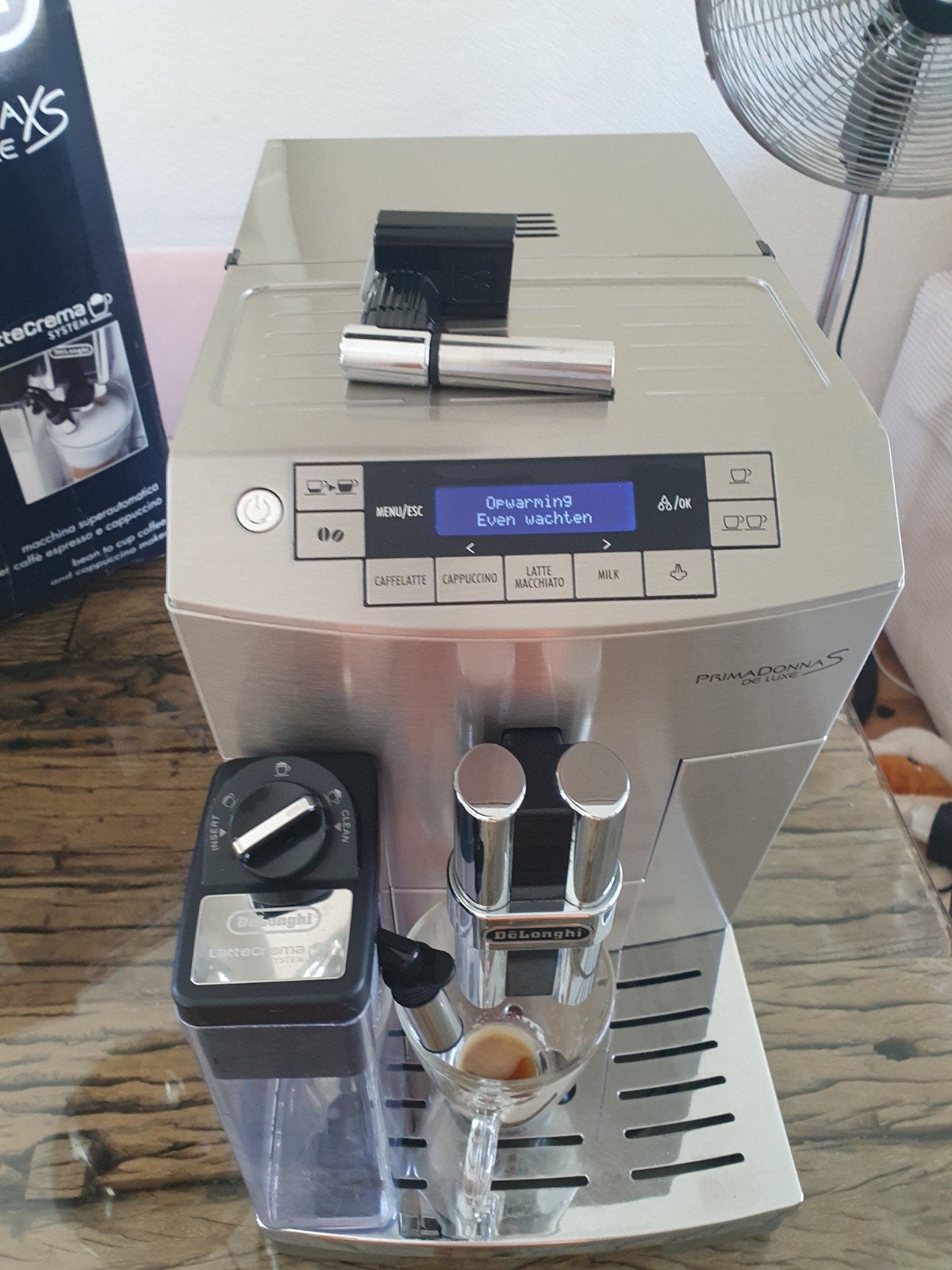 De'Longhi PrimaDonna S De Luxe volautomatische, Witgoed en Apparatuur, Koffiezetapparaten, Espresso apparaat, 10 kopjes of meer