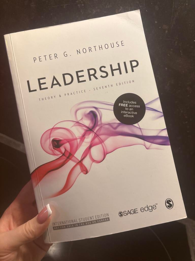 Leadership: Theory & Practice - Peter G. Northouse, Boeken, Studieboeken en Cursussen, Ophalen of Verzenden, Gamma, Gelezen, HBO