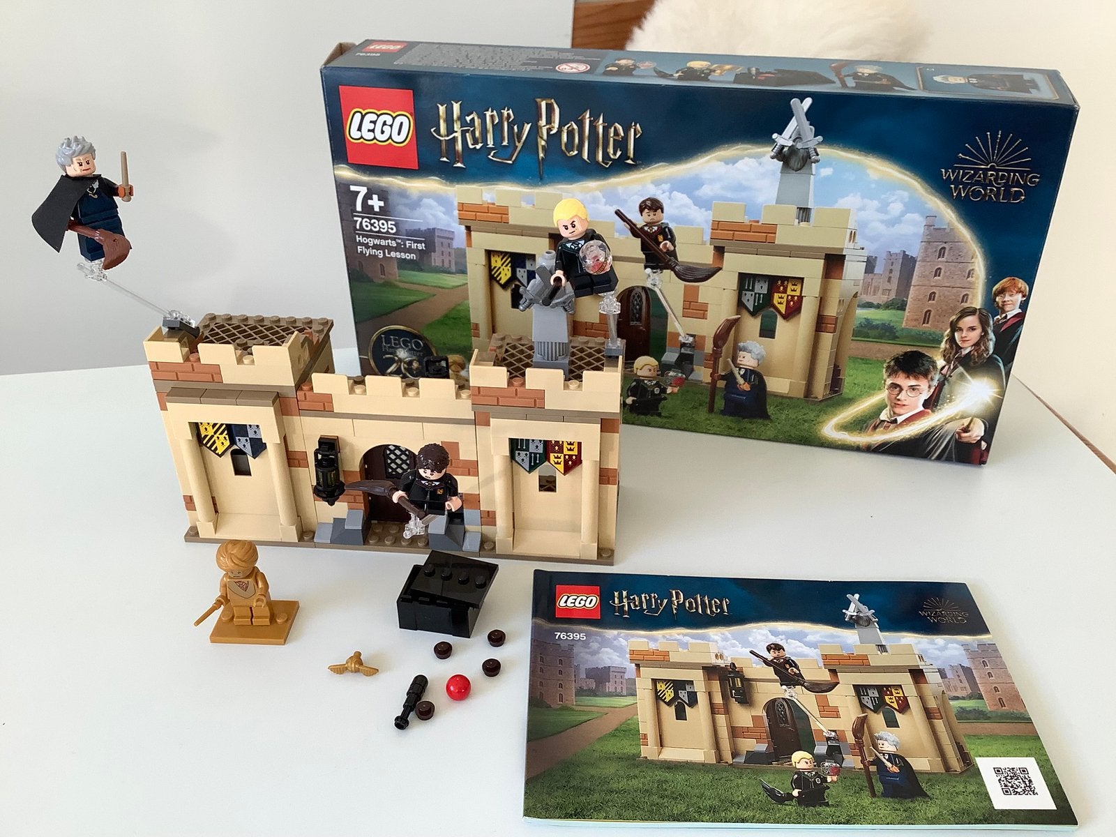Zgan LEGO Harry Potter Zweinstein: Eerste Vliegles - 76395, Ophalen, Lego, Harry Potter, Zo goed als nieuw
