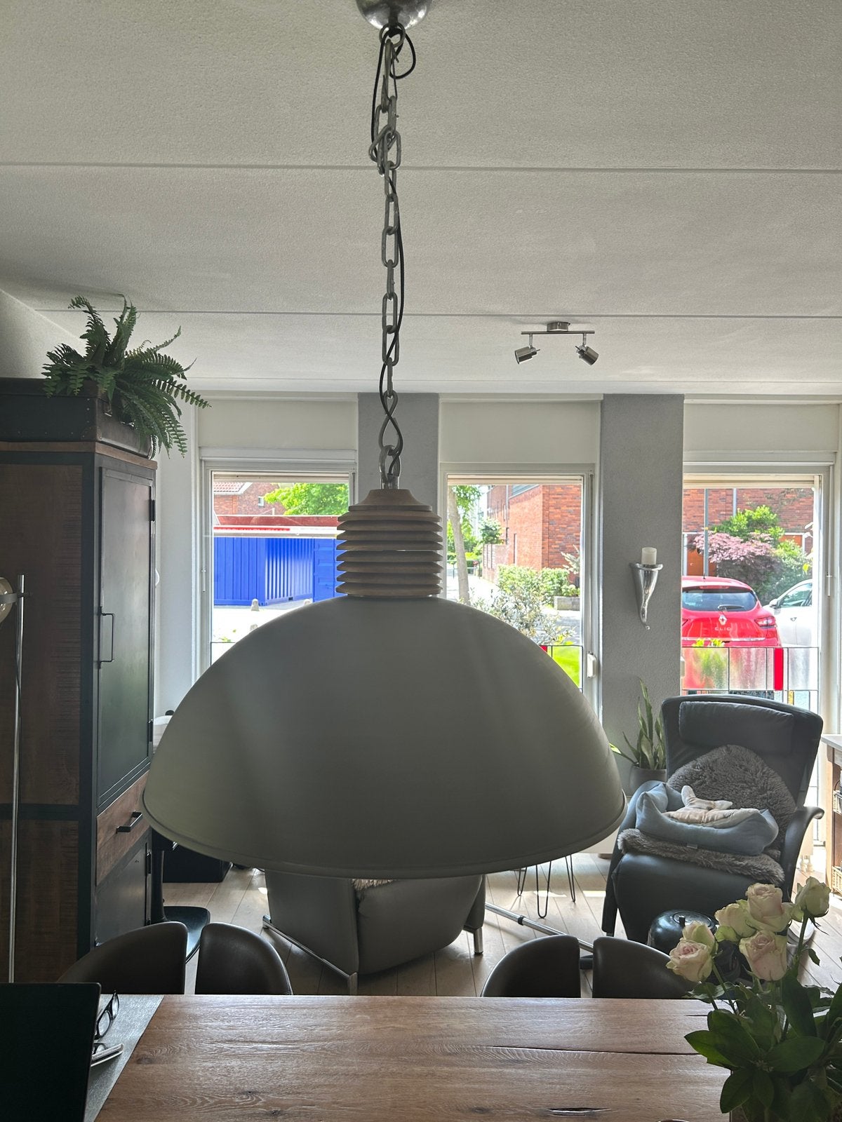 Te koop industriele hanglamp., Ophalen of Verzenden, Zo goed als nieuw