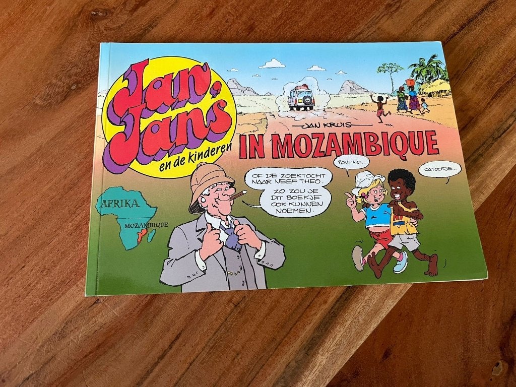 Jan, Jans en de kinderen in Mozambique, Boeken, Stripboeken, Eén stripboek, Ophalen of Verzenden, Zo goed als nieuw