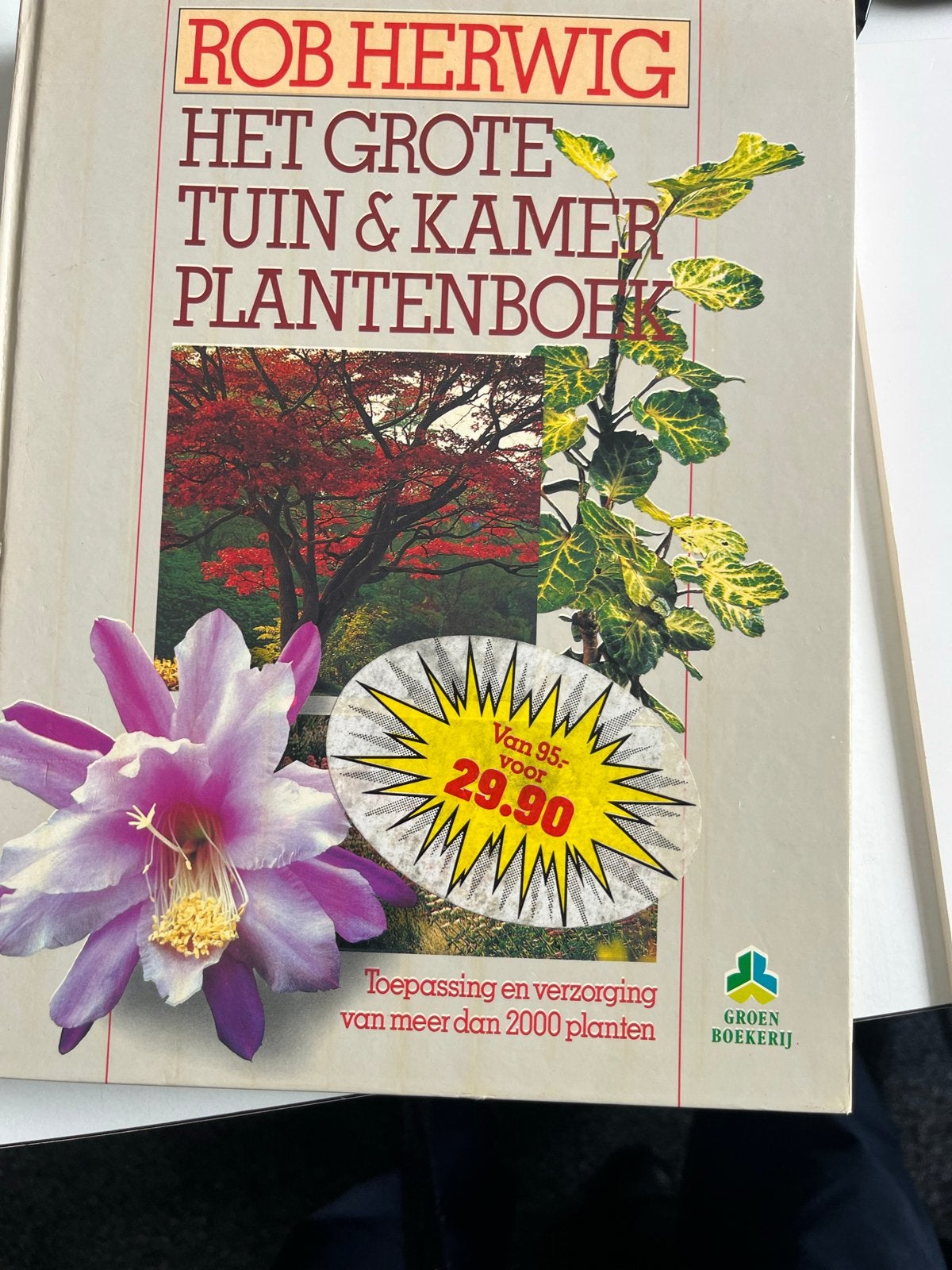 Rob Herwig: Het Grote Tuin & Kamerplantenboek, Ophalen of Verzenden, Gelezen, Tuinieren en Tuinplanten