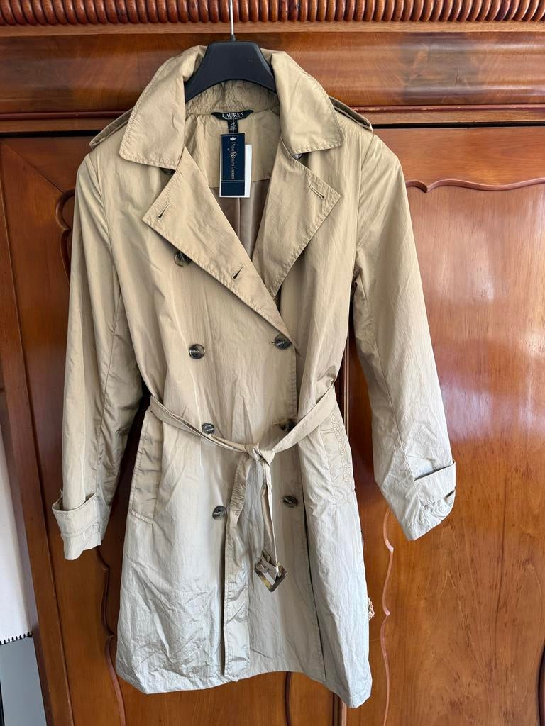 Nieuwe Lauren Ralph Lauren Trenchcoat, Ophalen of Verzenden, Nieuw, Maat 42/44 (L), Beige