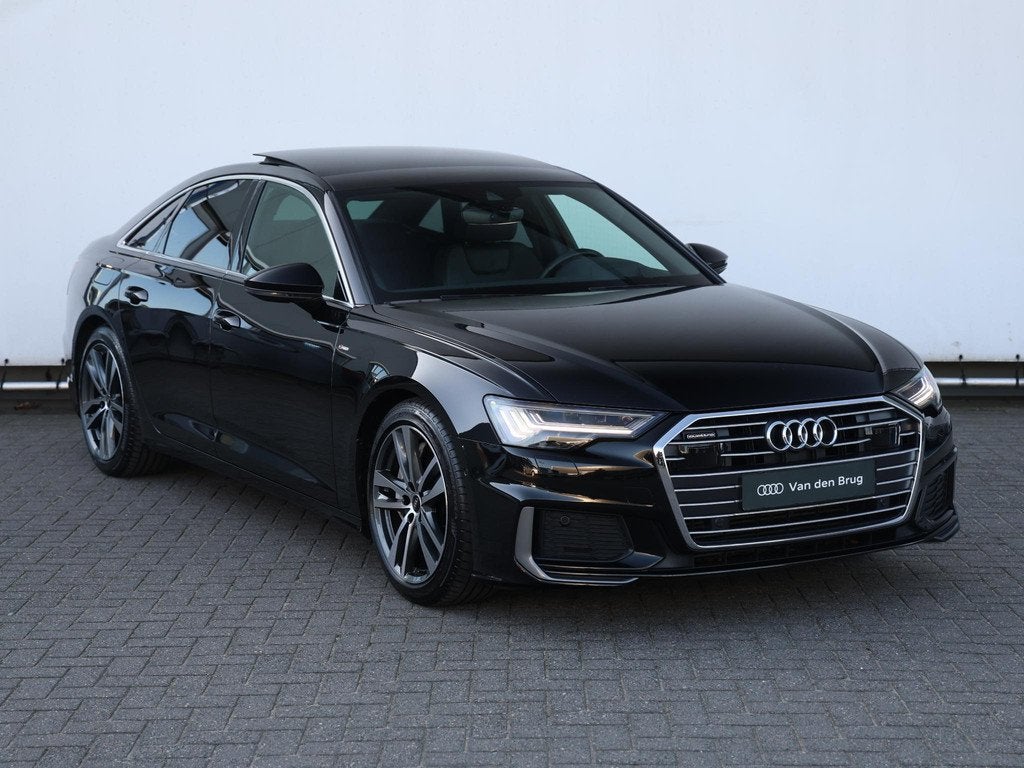 Audi A6 Limousine 50 TFSI e quattro S edition 299pk | Pano |, Automaat, Gebruikt, 4 cilinders, Leder en Stof